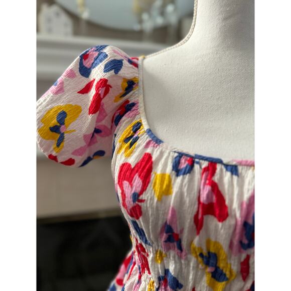 NWOT Reworked Kate Spade Summer Flowers Riviera Top Size XS - 1-2 DAY QUICK SHIP - Picture 5 of 8